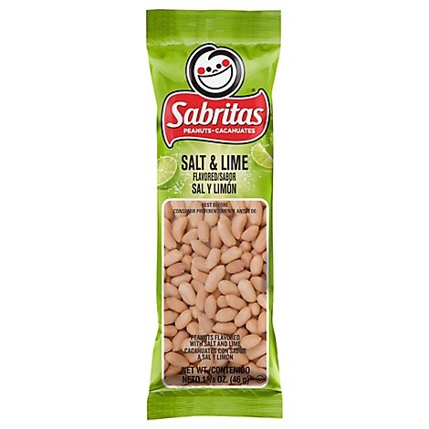 Sabritas Peanuts Salt & Lime Flavored - 1.625 Oz