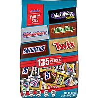 Mars Candy Snickers Twix Milky Way & 3 Musketeers Chocolate Candy Bar Variety Pack - 135 Count - Image 2