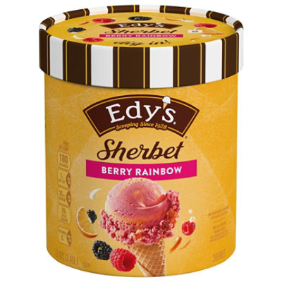 Dreyers Edys Sherbet Grand Classic Berry Rainbow - 1.5 Quart