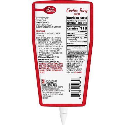 Betty Crocker Decorating Icing Cookie Red - 7 Oz - Image 6