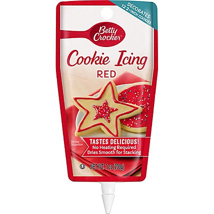 Betty Crocker Decorating Icing Cookie Red - 7 Oz - Image 2