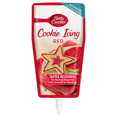 Betty Crocker Decorating Icing Cookie Red - 7 Oz