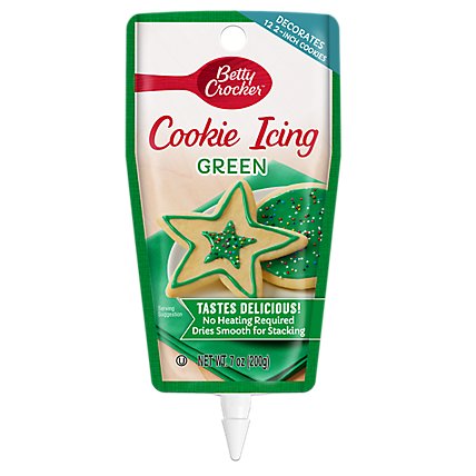 Betty Crocker Decorating Icing cookie Green - 7 Oz - Image 1