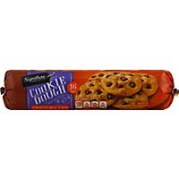 Signature SELECT Cookie Dough Spoonable Chocolate Chip - 16.5 Oz - Image 2