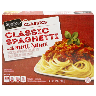 Signature SELECT Classics Spaghetti With Meat Sauce - 12 Oz - Image 4