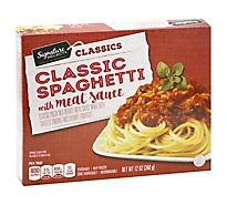 Signature SELECT Classics Spaghetti With Meat Sauce - 12 Oz