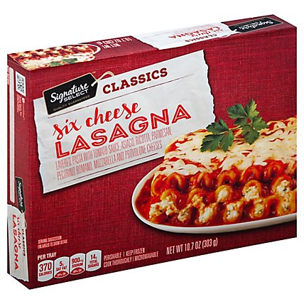 Signature SELECT Classics Five Cheese Lasagna - 10.7 Oz - Image 1