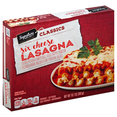 Signature SELECT Classics Five Cheese Lasagna - 10.7 Oz