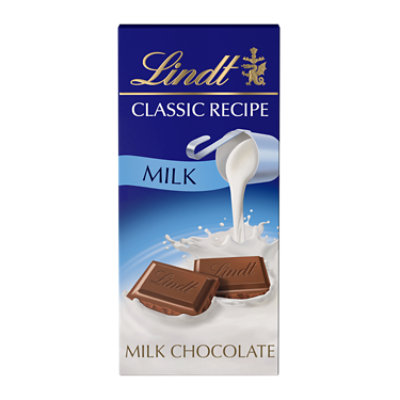 Lindt CLASSIC RECIPE Milk Chocolate Candy Bar - 4.4 Oz - Image 1