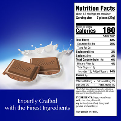 Lindt CLASSIC RECIPE Milk Chocolate Candy Bar - 4.4 Oz - Image 4