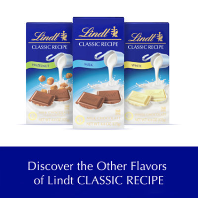 Lindt CLASSIC RECIPE Milk Chocolate Candy Bar - 4.4 Oz - Image 5