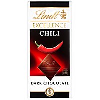 Lindt Excellence Chocolate Bar Dark Chocolate Chili - 3.5 Oz - Image 2