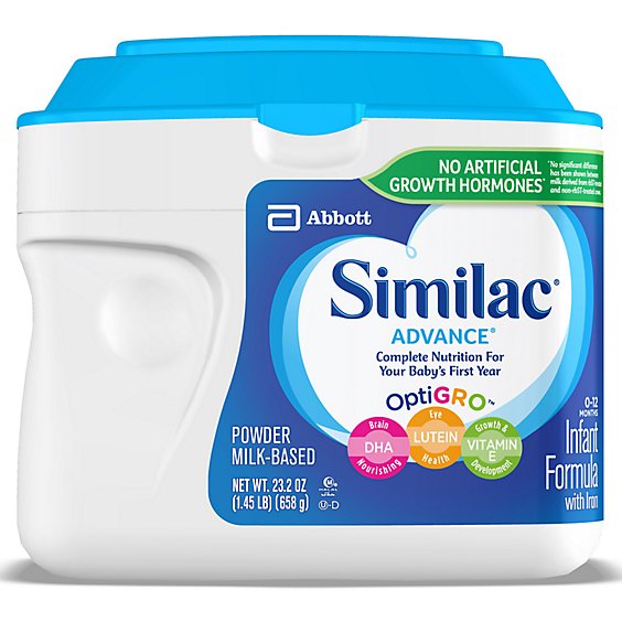 Similac Advance Infant Formula With Iron Powder - 23.2 Oz