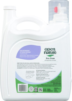 Open Nature Liquid Laundry Detergent Lavender Jug - 150 Fl. Oz. - Image 4