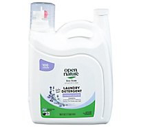 Open Nature Liquid Laundry Detergent Lavender Biodegradable Jug - 150 Fl. Oz.