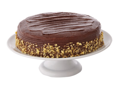 Bakery Cake 8 Inch 1 Layer Chocolate Decorated Seasonal - Each - Image 1