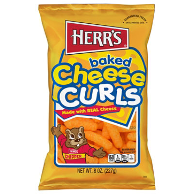 Herrs Cheese Curls Baked - 8.5 Oz - Image 3