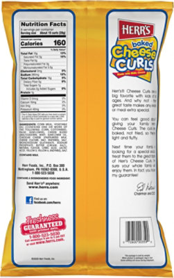 Herrs Cheese Curls Baked - 8.5 Oz - Image 6