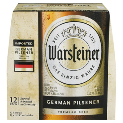 Warsteiner Premium Verum Beer Bottles - 12-11.2 Fl. Oz. - Image 3