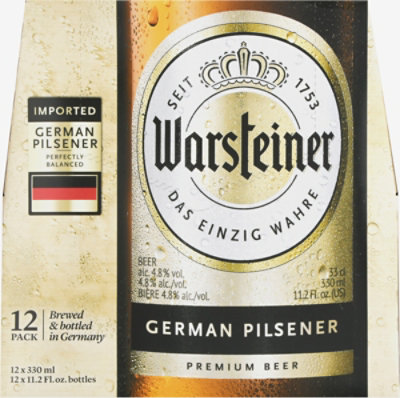 Warsteiner Premium Verum Beer Bottles - 12-11.2 Fl. Oz. - Image 5