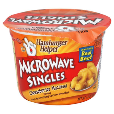 Betty Crocker Hamburger Helper Microwave Singles Cheeseburger Macaroni