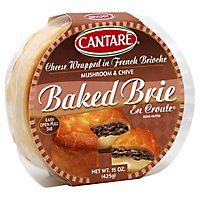 Cantare Prelude Cheese Baked Brie Mushroom - 15 Oz - Image 1