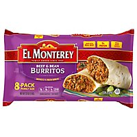 El Monterey Beef & Bean Burritos Family Size 8 Count - 32 Oz - Image 3
