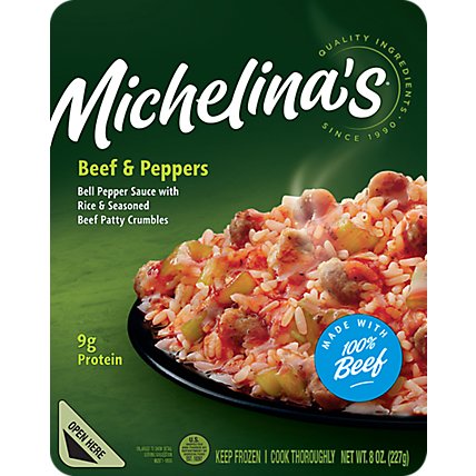 Michelinas Frozen Meal Beef & Peppers - 8 Oz - Image 2