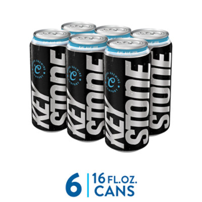 Keystone Ice Beer American Style Ice Lager 5.9% ABV Cans - 6-16 Fl. Oz. - Image 1