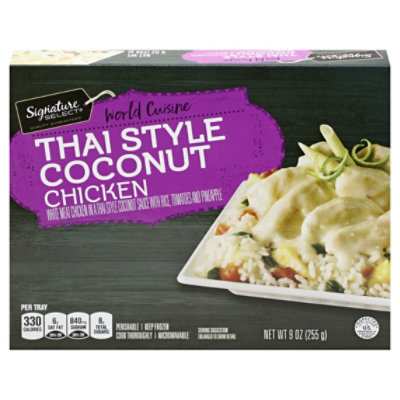 Signature SELECT World Cuisine Thai Style Coconut Chicken - 9 Oz - Image 4