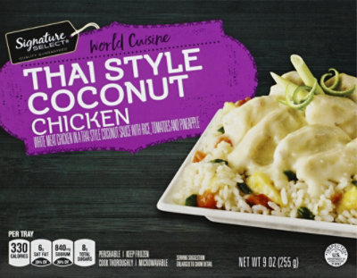 Signature SELECT World Cuisine Thai Style Coconut Chicken - 9 Oz - Image 2