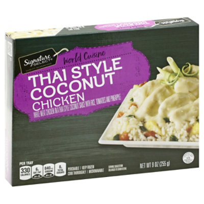 Signature SELECT World Cuisine Thai Style Coconut Chicken - 9 Oz