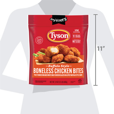 Tyson Anytizers Buffalo Style Boneless Frozen Chicken Bites - 24 Oz - Image 3