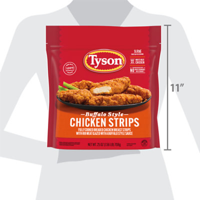 Tyson Buffalo Style Frozen Chicken Strips - 25 Oz - Image 4