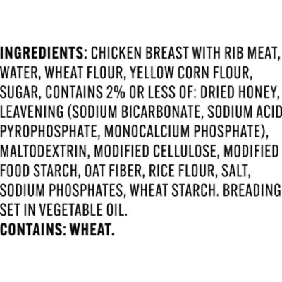 Tyson Fully Cooked Honey Battered Frozen Chicken Breast Tenders - 25.5 Oz - Image 4