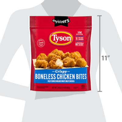 Tyson Any’tizers Crispy Boneless Chicken Bites Bag - 1.5 Lb - Image 4