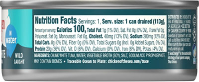 Chicken of the Sea Chunk White Albacore Tuna In Water - 5 Oz - Image 8