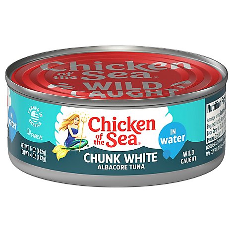 Chicken of the Sea Tuna Albacore Chunk White in Water - 5 Oz