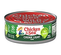 Chicken of the Sea Chunk Light Tuna in Water 50 & Less Sodium Chunk Style - 5 Oz