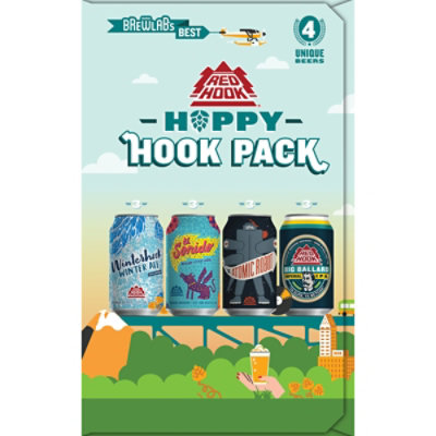 Redhook Hoppy Hook Pack Cans - 12-12 Fl. Oz. - Image 4