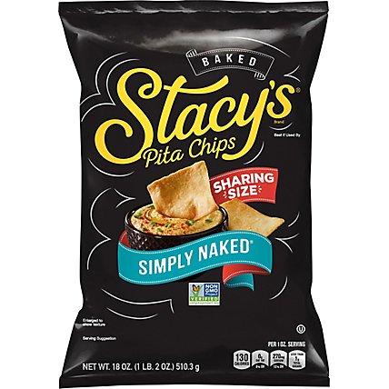 Stacy's Simply Naked Baked Pita Chips Party Size - 18 Oz - Image 2