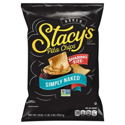 Stacy's Simply Naked Baked Pita Chips Party Size - 18 Oz - Image 1