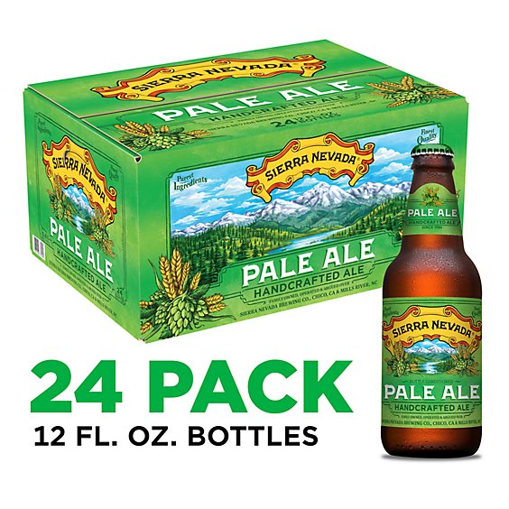 Sierra Nevada Pale Ale Craft Beer In Bottles - 24-12 Oz