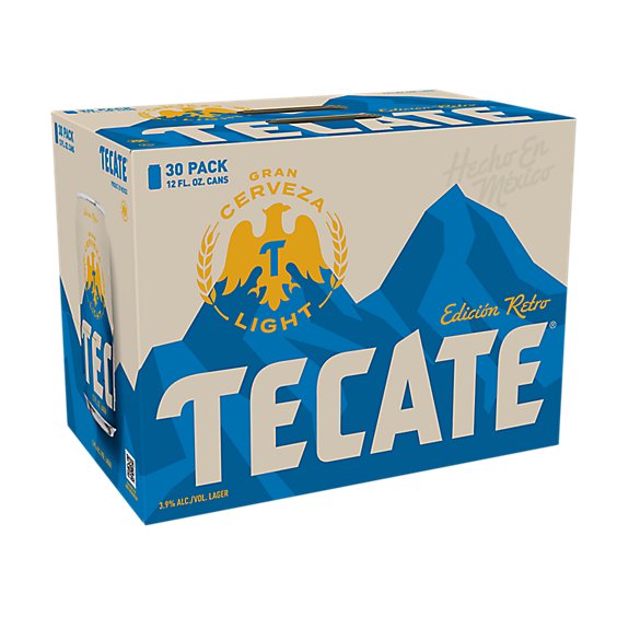 Tecate Light Beer Cans 30 12 Fl Oz
