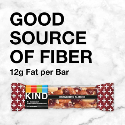 KIND Bar Plus Cranberry Almond + Antioxidants With Macadamia Nuts - 1.4 Oz - Image 4