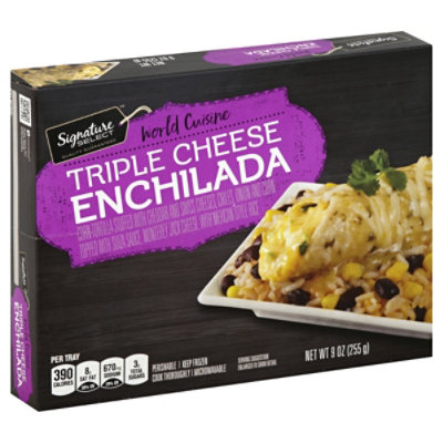 Signature SELECT World Cuisine Enchilada Triple Cheese With Suiza Sauce - 9 Oz