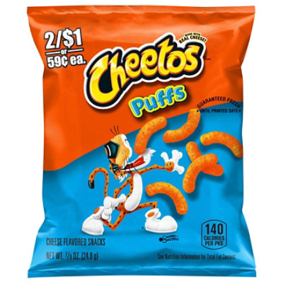 CHEETOS Snacks Cheese Flavored Puffs - 0.875 Oz - Image 3