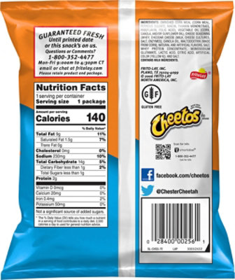 CHEETOS Snacks Cheese Flavored Puffs - 0.875 Oz - Image 6