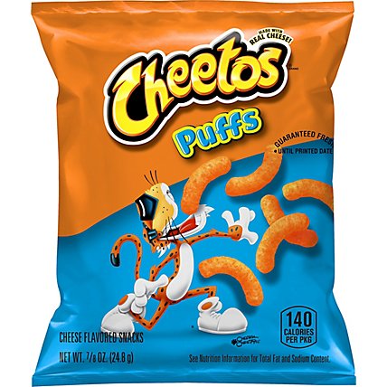 CHEETOS Snacks Cheese Flavored Puffs - 0.875 Oz - Image 2