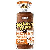 Natures Own Life Honey Wheat 40 Calories per Slice Keto Friendly Sandwich Bread - 16 Oz - Image 2